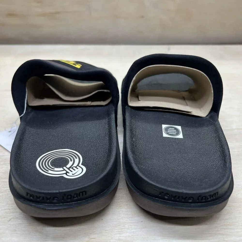 NEW sz 10 San Diego Padres Nike Offcourt Slide Sandals Black